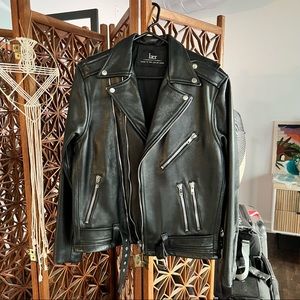 Laer Women’s Classic Leather Moto - M